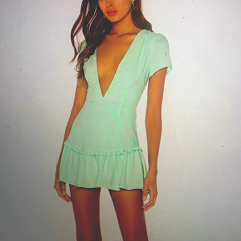 REVOLVE Valery Lace Up Dress
